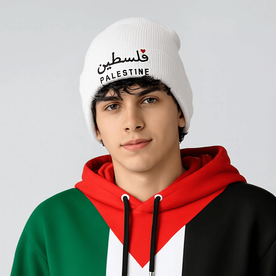 Gorro blanco Palestine2