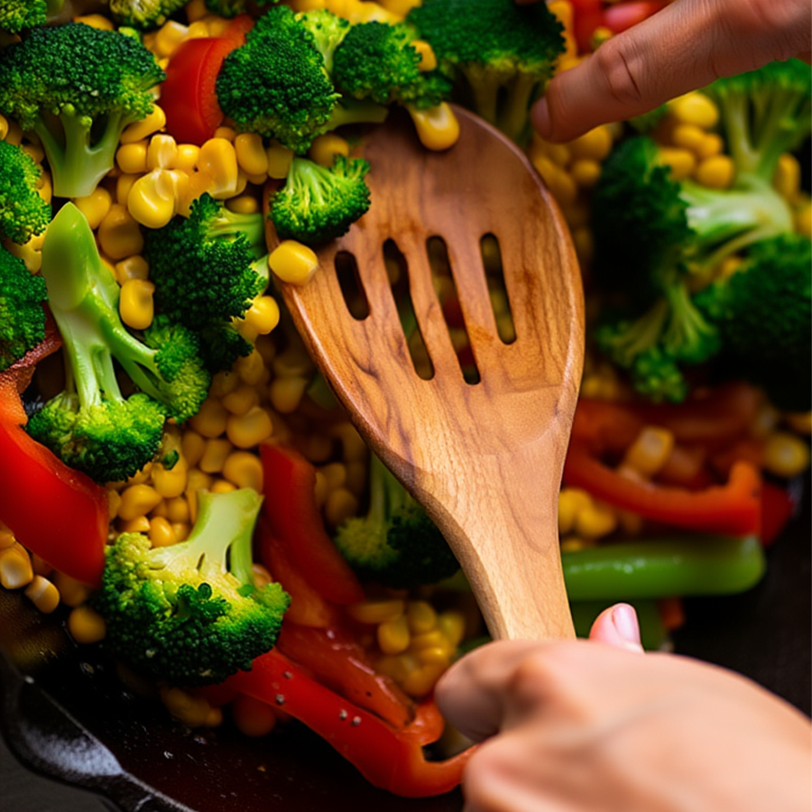 Espátula de madera de olivo2