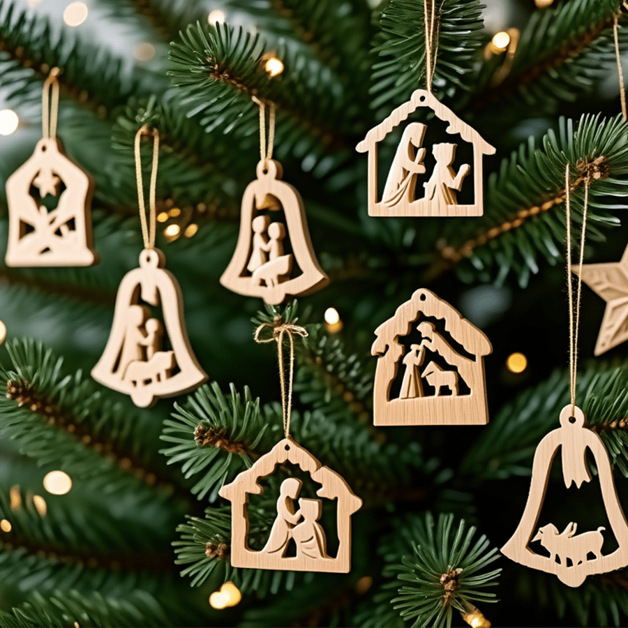 Adornos colgantes navidad Pequeño 0