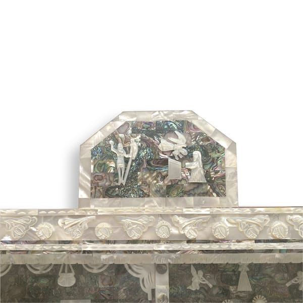 Ícono 3D grande pesebre / última cena3