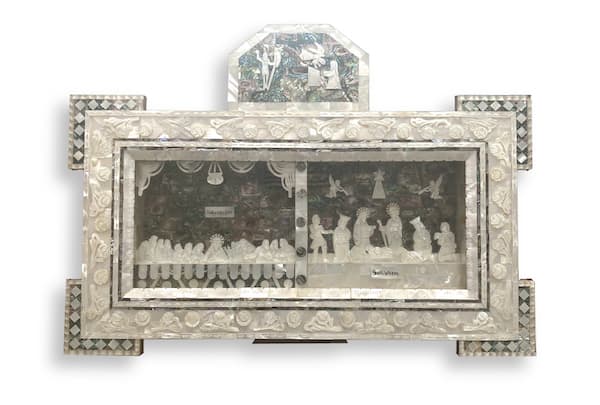 Ícono 3D grande pesebre / última cena 0