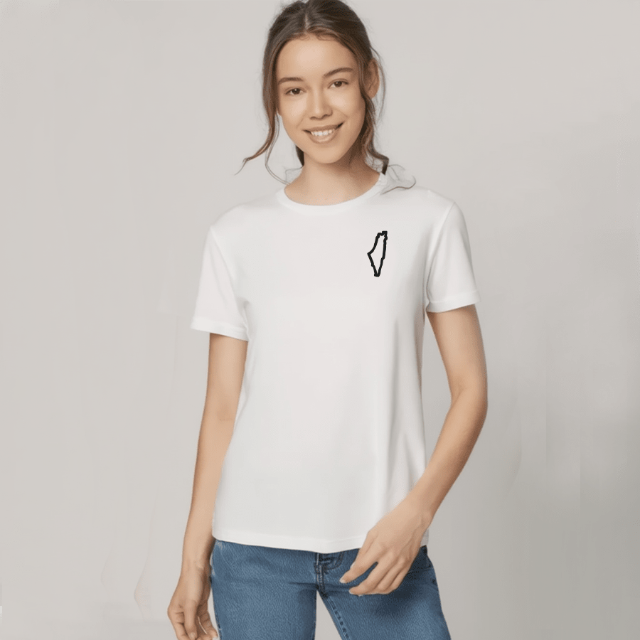 Polera mapa Palestina silueta - Adulto3
