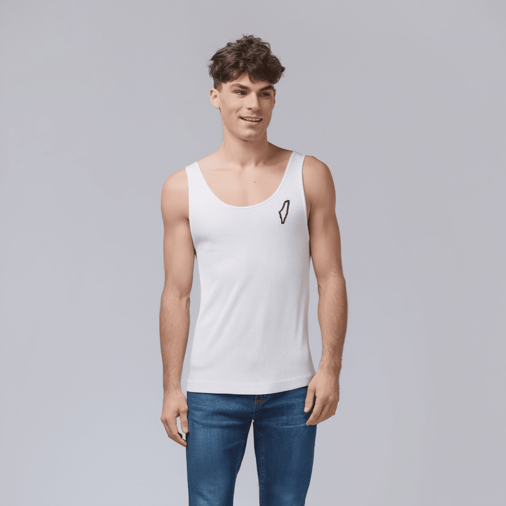 Polera musculosa silueta Palestina2