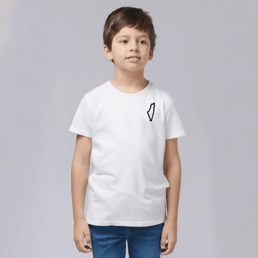 Polera mapa Palestina silueta - Niño/a2