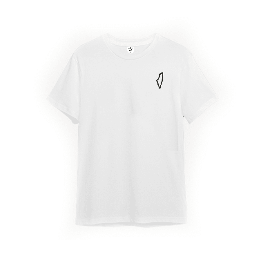 Polera mapa Palestina silueta - Niño/a 0