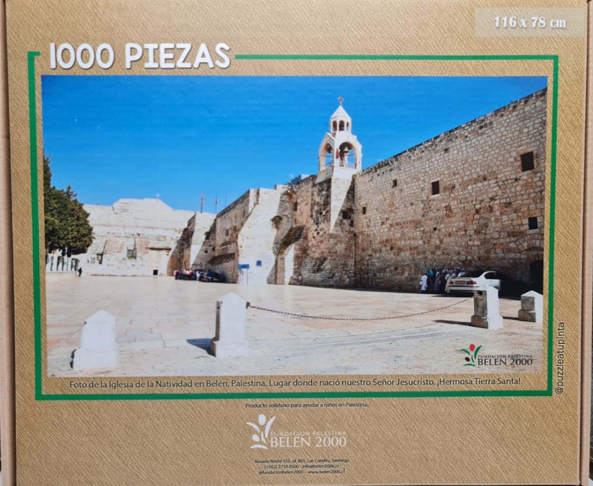 Puzzle iglesia de la natividad 1000 piezas 1