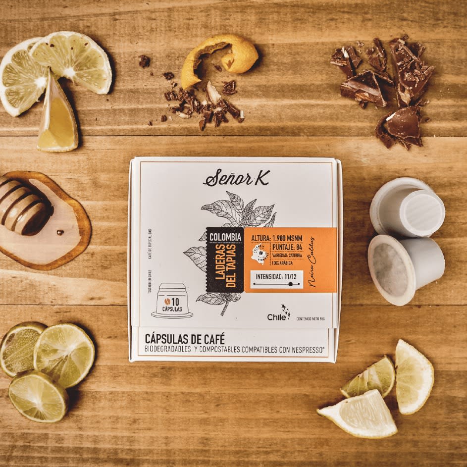 Cápsulas de café Laderas Del Tapias tueste alto2