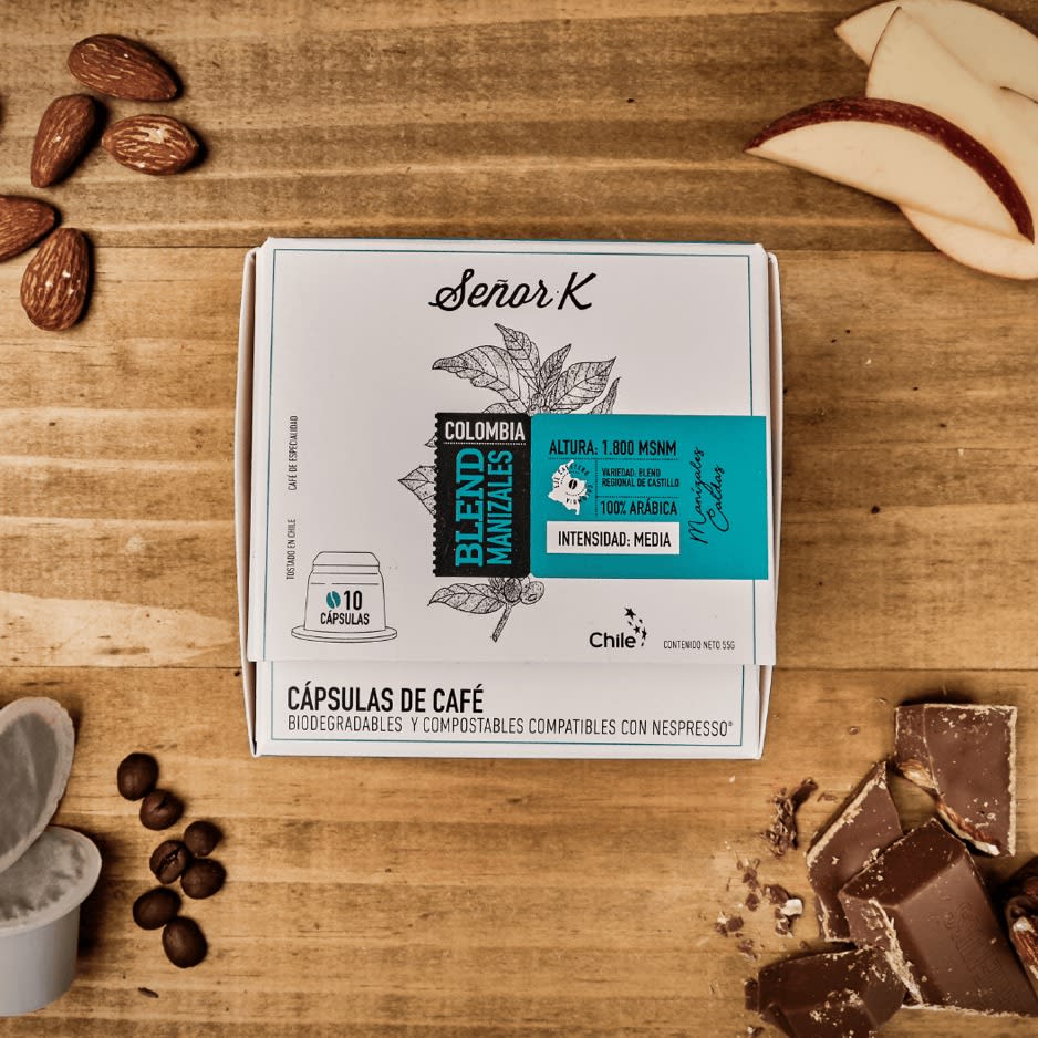 Cápsulas de café Blend Manizales tueste medio3