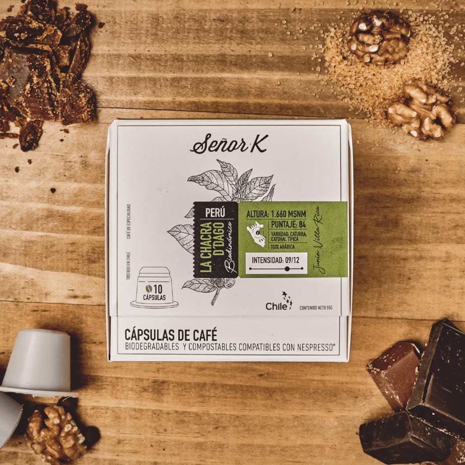 Cápsulas de café La Chacra D'Dago tueste medio-alto3