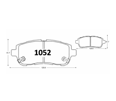 PASTILLA DE FRENO MAZDA 2 FORD FIESTA SUZUKI SWIFT DEL