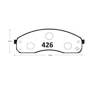 PASTILLA DE FRENO KIA BESTA FRONTIER 