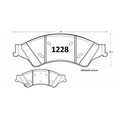 PASTILLA DE FRENO FORD RANGER  BT50  DEL