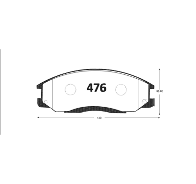 PASTILLA DE FRENO HYUNDAI SANTA FE SSANGYONG ACTYON SPORT TERRACAN REXTON H1