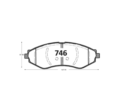 PASTILLA DE FRENO CHEVROLET OPTRA EPICA VIVANT DEL