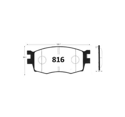 PASTILLA DE FRENO HYUNDAI NEW ACCENT RIO II