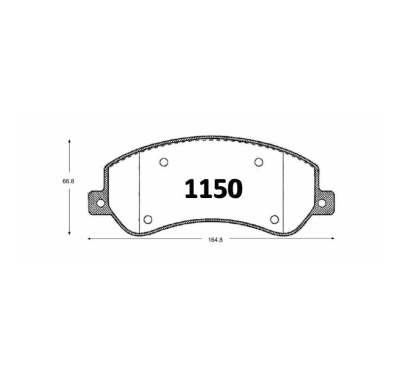 PASTILLA DE FRENO VOLKSWAGEN AMAROK FORD TRANSIT DEL