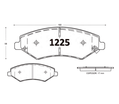 PASTILLA DE FRENO CHERY DESTINY 