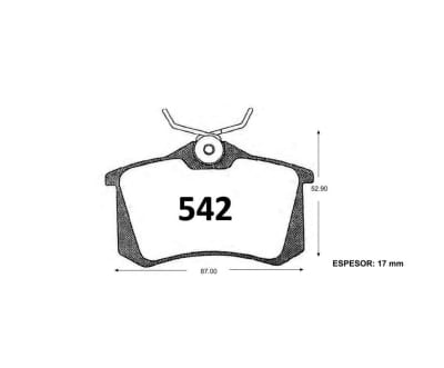 PASTILLA DE FRENO CITROEN PEUGEOT RENAULT