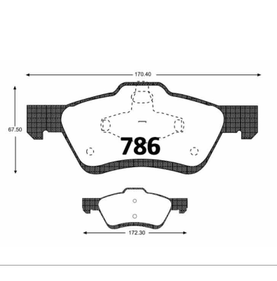 PASTILLA DE FRENO FORD ESCAPE GTX PLATINUM