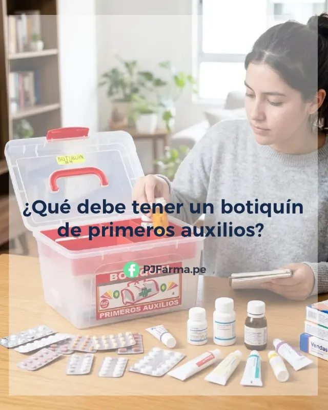 ¿Qué debe tener un botiquín de primeros auxilios?