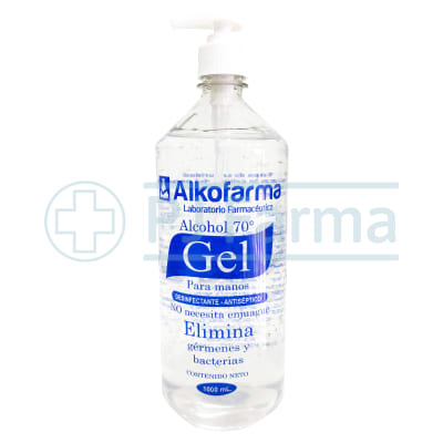 Alcohol Gel 70° 1L Alkofarma1