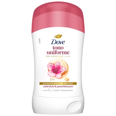 Desodorante En Barra Dove Tono Uniforme Caléndula  & Peachblossom 45G