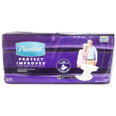 Pañal para Adulto Plenitud Protect Talla M Paquete X 20 unid