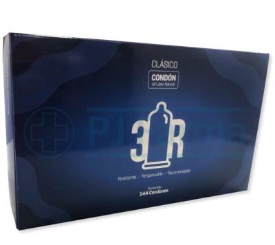 Preservativo 3R Caja X 144 Unid1
