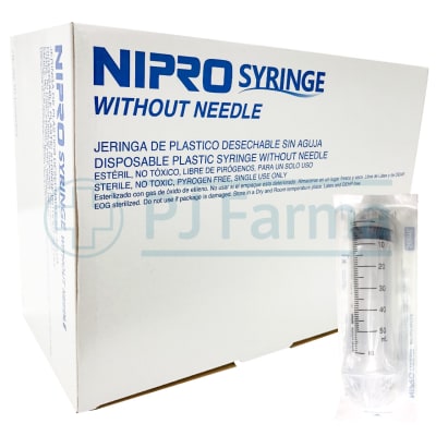 Jeringa s/a 50 ML Punta Rosca Nipro