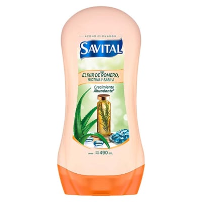 Acondicionador  Savital Elixir De Romero, Biotina Y Sábila