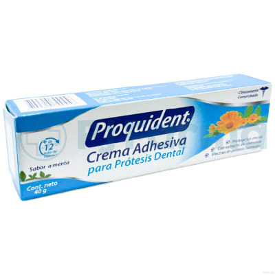 Crema Adhesiva Para Prótesis Dental Proquident Tubo X 40G1