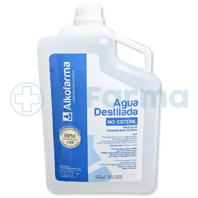 Agua Destilada De Galón Alkofarma