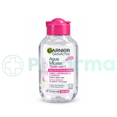 Agua Micelar Garnier Skin Active Frasco X 100 Ml1