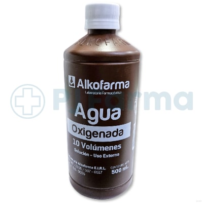 Agua Oxigenada De Alkofarma 500 Ml