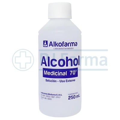Alcohol 70° Alkofarma 250ml1