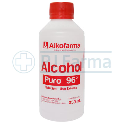 Alcohol 96° Alkofarma 250ml1