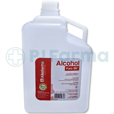 Alcohol Puro 96° Galón Alkofarma