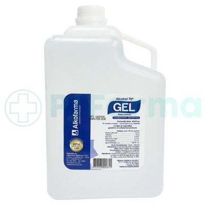 Alcohol Gel 70° Galón Alkofarma1