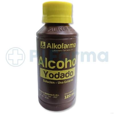Alcohol Yodado Alkofarma 120 Ml