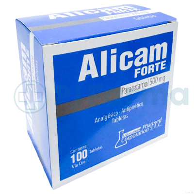 Alicam Forte (Paracetamol) 500 Mg Pharmed Tab.1