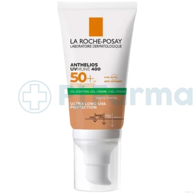 Anthelios  Uvmune 400 Gel-Crema Oil Control Con Color Spf 50+ La Roche-Posay FrascoX 50Ml