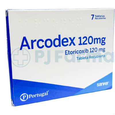 Arcodex (Etoricoxib) 120 Mg Portugal Tab.