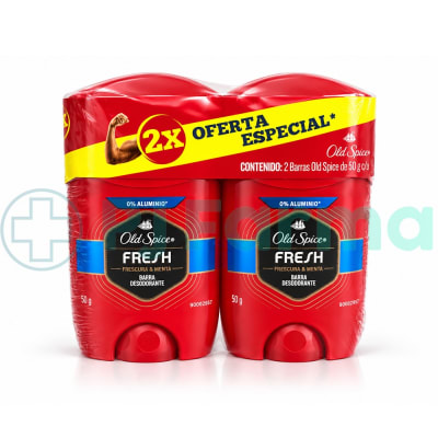 Pack X 2 Unid Desodorante En Barra Old Spice Fresh 50G