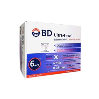 Jeringa para Insulina 0.3 ML C/A 31 X 6 MM BD