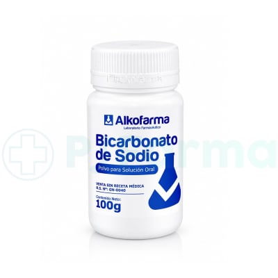 Bicarbonato  De Sodio En Polvo 100 GR Alkofarma
