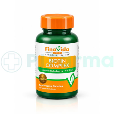 Biotin Complex (Multivitaminico) Tab. FINAVIDA Frasco X 60 Unid1