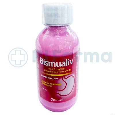 Bismualiv 87.33Mg/5Ml Oral Portugal Frasco X 150 Ml1