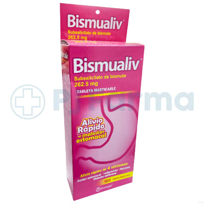 Bismualiv Tab. Portugal Sobre X 2 Unid