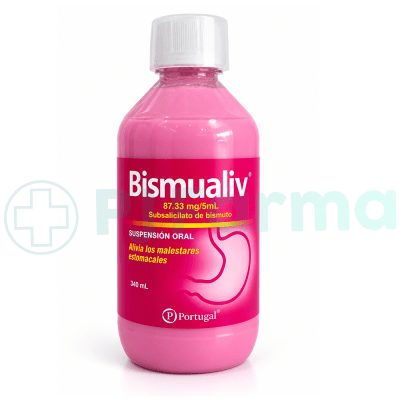 Bismualiv 87.33Mg/5Ml Oral Portugal Frasco X 340 Ml1