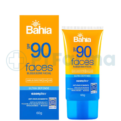 Bloqueador Solar Bahia Faces SPF90 Tubo X 60G